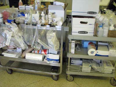 At the bedside: Oversupplied and overburdened bedside carts represent a potential waste of more than $3,000.