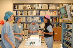 Laparoscopic procedure demonstration