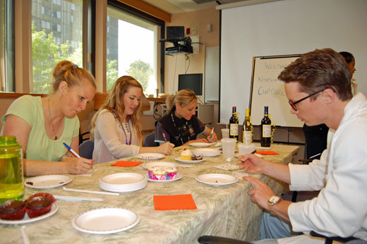 Judging panel members (l to r): Lisa Alguire, Laura Brooks, Natalie Willian and Dr. Daniel Demsey. Judges not pictured: Carol Kopp and Dr. Naian Garroway.