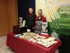 'Better Meals' representatives provide samples of their tasty low sodium prepared foods