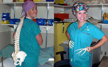 Rebecca (left) is an anesthesia equipment coordinator at VGH and Cynthia is an education program assistant with the Department of Surgery.