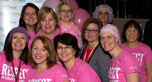 Clinical education team, Pink Shirt Day 2015.