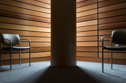 A quiet corner in the Sacred Space at the HOpe Centre on the LGH campus.