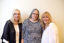 Isabella Mori (centre) of the Vancouver MHSU Family/Client Support & Involvement Team co-presented with Jody Ter Weeme, a client, and Nicole Taylor, a family member.